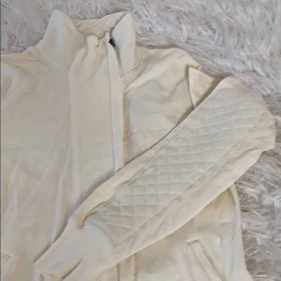 Lululemon Zip Up Cream Jacket - Picture 6 of 8